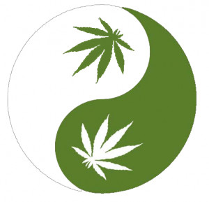 Marijuana Yin Yang:. Border by Bacoben