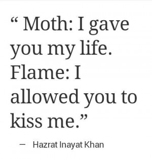 your moth. be my flame.