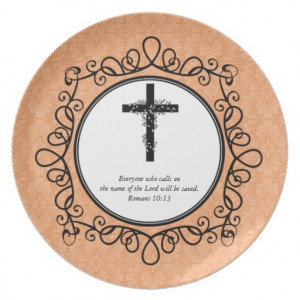 Romans 10:13 Bible Verses Decorative Plates