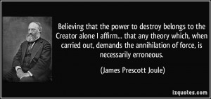 More James Prescott Joule Quotes