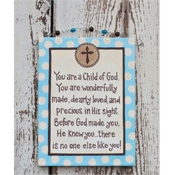 ... Boy You Are a Child of God 9 inch by 12 inch ... baby shower gift... $