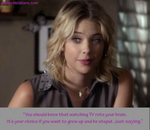 Behold her finest quotes from PLL Season 3 in the photo gallery below ...