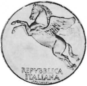 1946 1950 Italy 10 Lire obverse