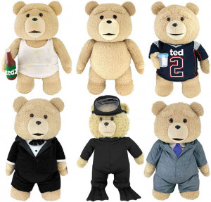 Ted 2 talking teddy bear plush jersey suit scuba tuxedo wife beater ...