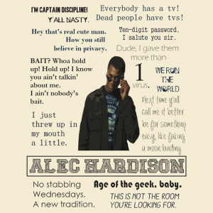 Leverage - Hardison quotes -- age of the geek, baby!