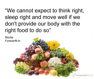 Eating Right Quotes