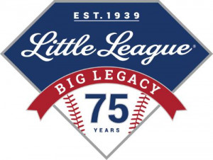 75th Anniversary of Little League Baseball logo. (PRNewsFoto/Little ...