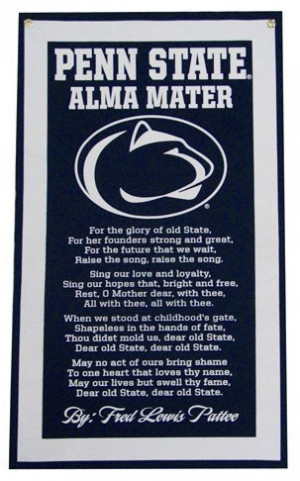 Penn State Alma Mater banner