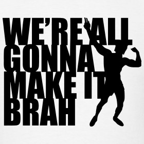 Design ~ Zyzz We are all gonna make it gym t-shirt