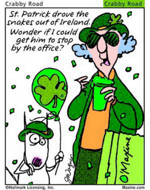 ... by bozo funny at 9 49 am labels humor joke maxine st patrick s day