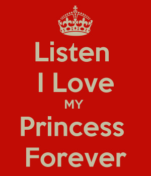 Love You My Princess Quotes