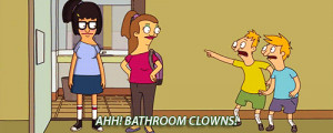 bathroom clowns