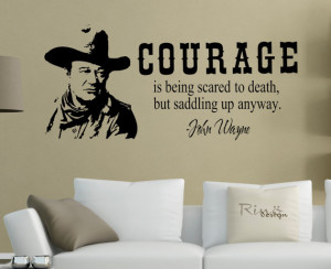 Wall art / Wall decal John Wayne 22