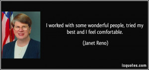 More Janet Reno Quotes