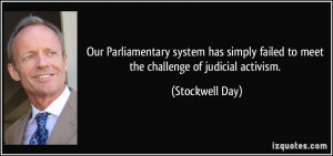 Judicial Activism quote #1