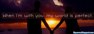 When, i, m, with, you, quote, couple, love, facebook, cover, fb ...