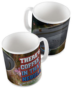 ... Star Trek: Voyager - There's Coffee in that Nebula Janeway Quote Mug