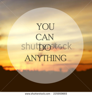 life quote. Inspirational quote on sunset background. Motivational ...