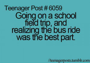 bus, quote, school, teenager, text, true, true story