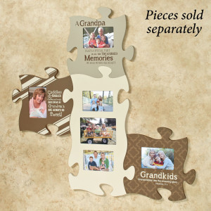 Home > Grandkids Grandparents Photo Frame Puzzle Piece Wall Art