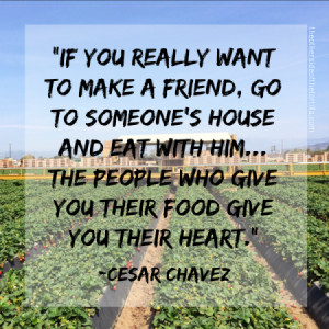 If you really want to make a friend, go to someone's house and eat ...