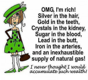 OMG, I'm rich! Silver in the hair, Gold in the teeth, Crystals in the ...