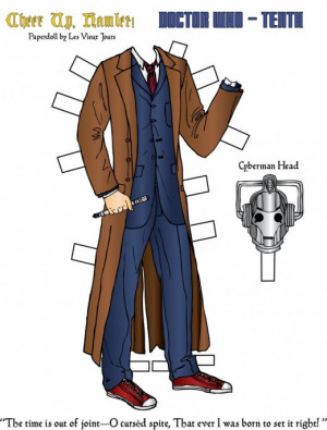 Printable Clothing For The Tenth Doctor Who.