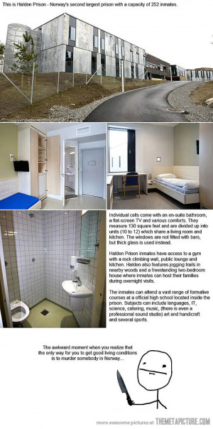 Funny photos funny prison cells Norway cool