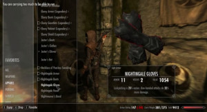 Skyrim Nightingale Armor Stats Summary. nightingale armor