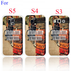 Vintage Travel Quote Case Cover for Galaxy S5 S4 S3 I9600 I9500 I9300 ...