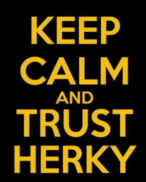 Keep calm and trust Herky!