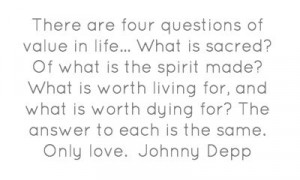 What is sacred?...