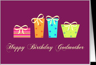 Happy Birthday Godmother card - Product #133626