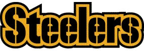 Pittsburgh Steelers Wordmark Official Nfl Football Team Clipart Black