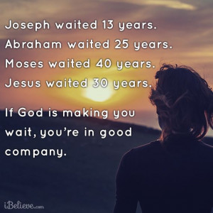 Waiting on God