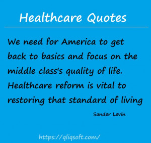 Healthcare reform is vital.