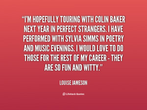 quote Louise Jameson im hopefully touring with colin baker next 20321