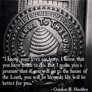 Lds Quotes On Temples Mormon temples - the returned