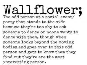 wallflower definition