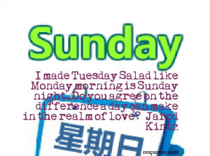 made Tuesday Salad like Monday morning is Sunday night. Do you agree ...