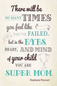 What a simple reminder for those not so perfect days of parenting ...