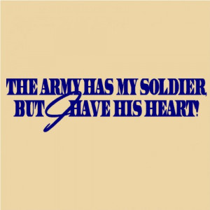 My Daughter Is A Soldier Picture Art - Girls Bed Room - Home Decor ...