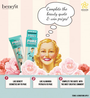 Benefit Cosmetics Beauty Quote Contest