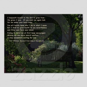 Walt Whitman - Poem Print