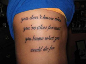 ... quotes about strength Tattoo Quotes Designs with Inspirational Words