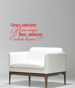 COEURS-FRENCH-LANGUAGE-FRANCE-WALL-QUOTE-VINYL-DECOR-STICKER-DECAL ...