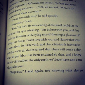 d4rcy:My favorite quote, from my favorite book, by my favorite author ...