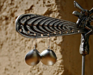 DIY Silver Sea Shell Earrings