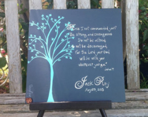 Custom Christening tree. First Communion, Baby Dedication, Baptism and ...