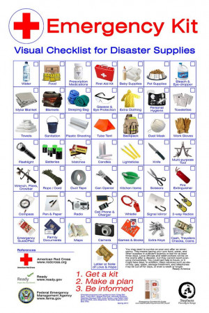 ... kits checklist crosses emergency emergency kits disaster preparedness